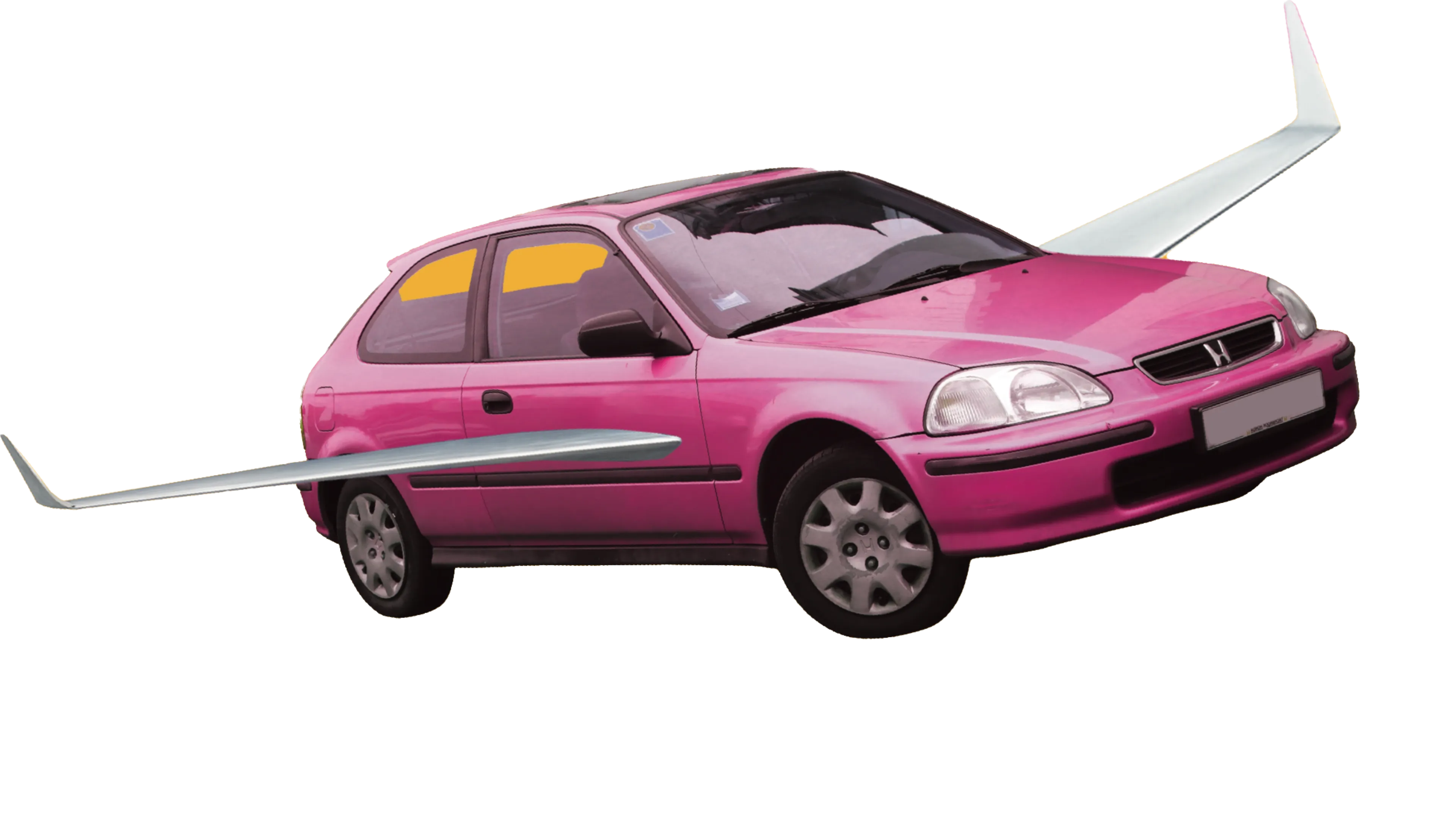Car with wings